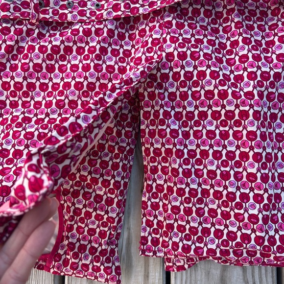 GAP Women’s Small Trench Coat Belted‎ Rosebud Valentines Collar Pockets Y2K - Picture 13 of 15